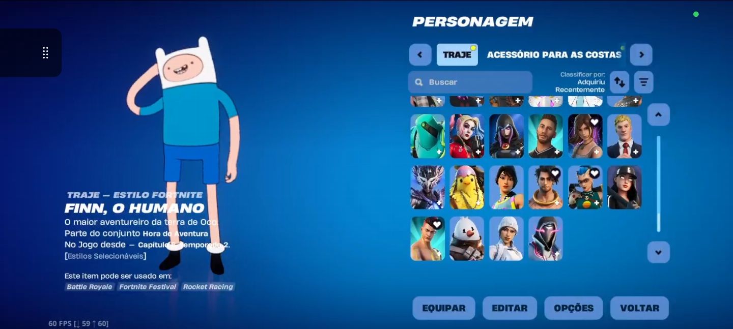Conta fortnite skin rara