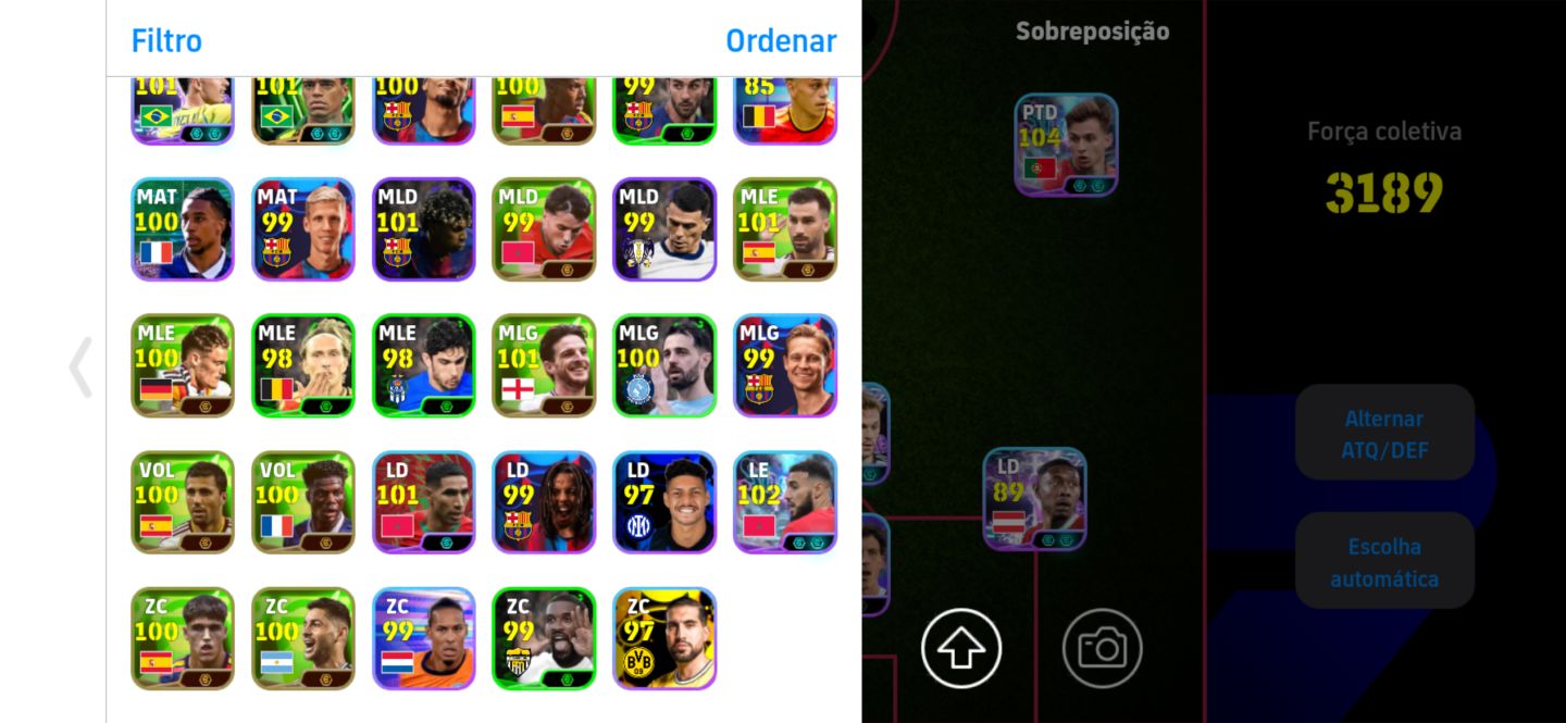 Conta e efootbal