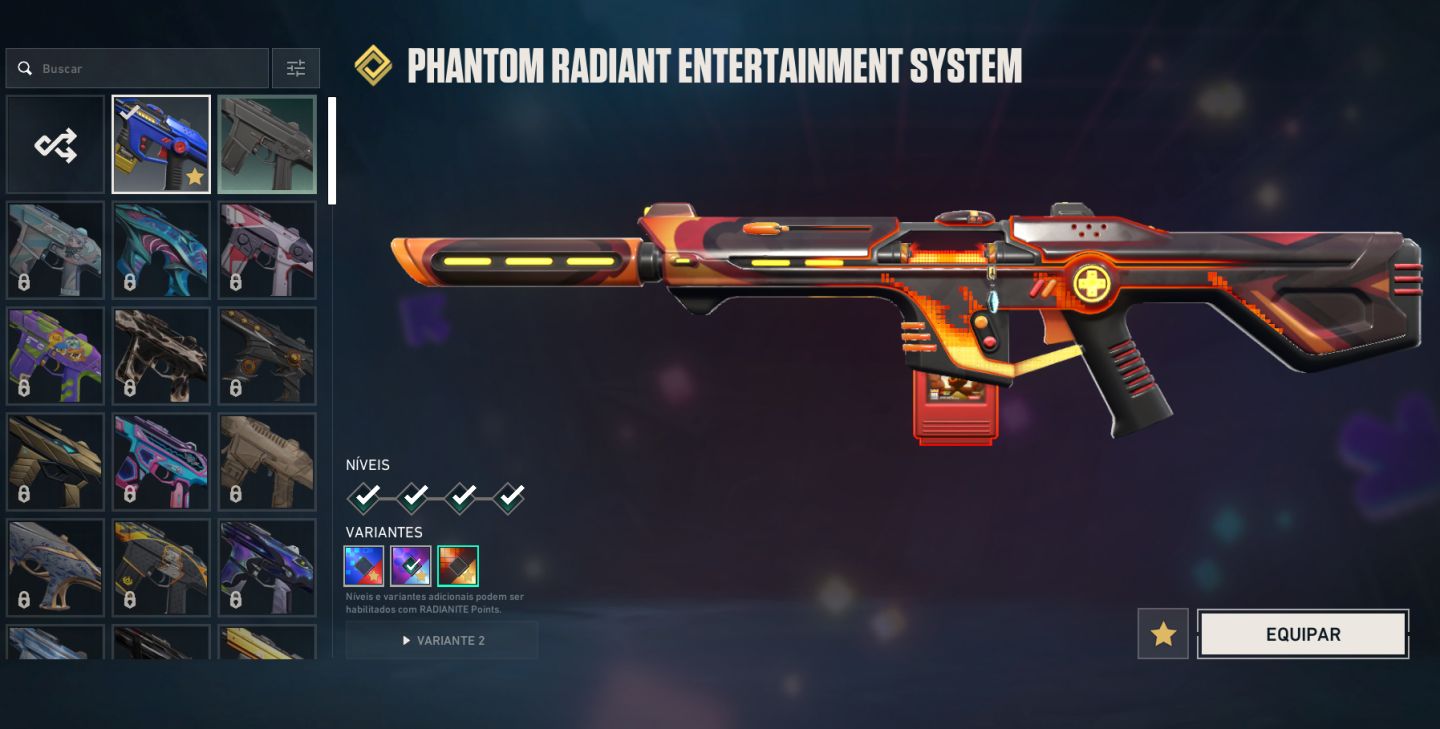 Conta Valorant c Vandal e Phantom + LoL Skins