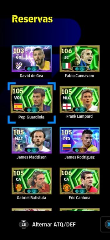 Conta Efootball Xbox/PC com jogadores como Messi, Cruyff, Kaka, Zico e Neymar