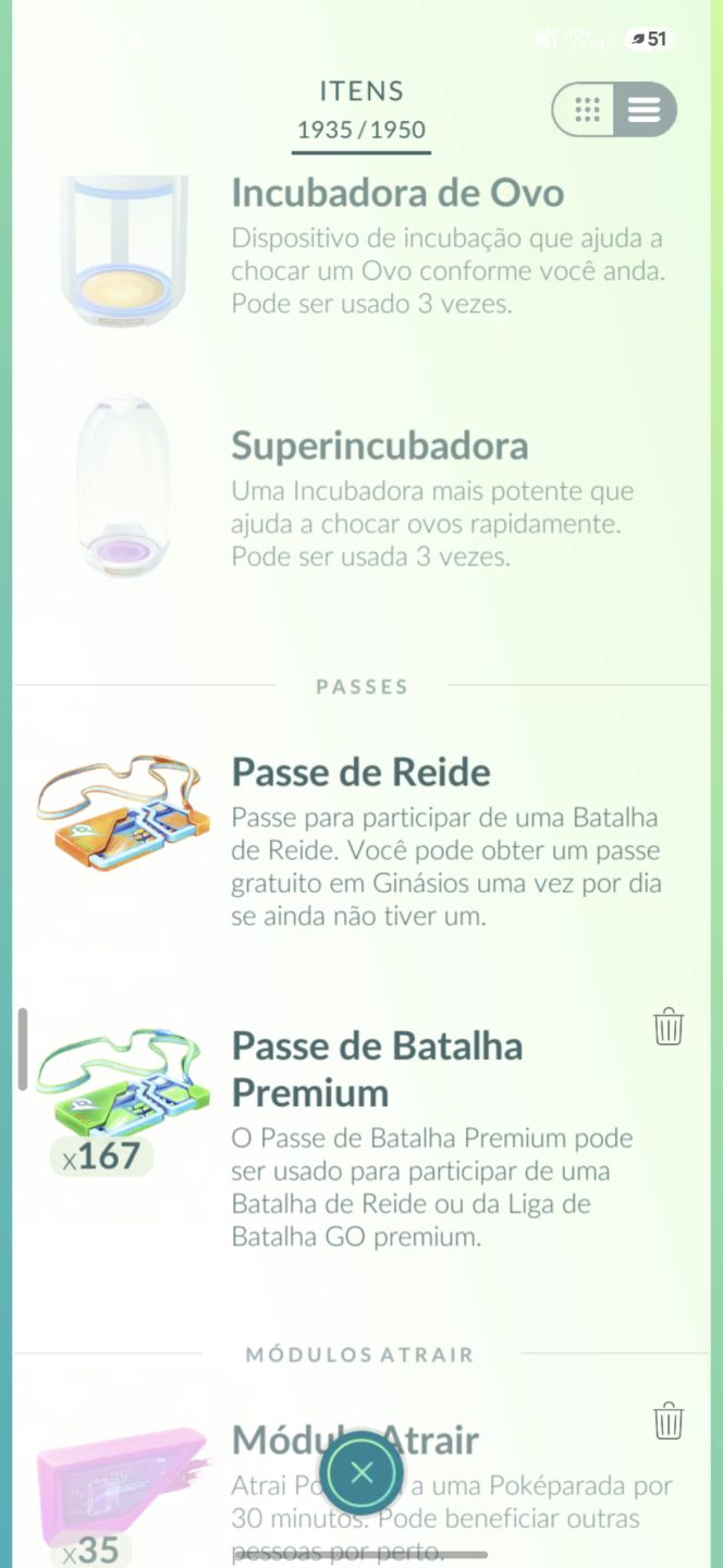 CONTA POKEMON GO MUITO SHINY