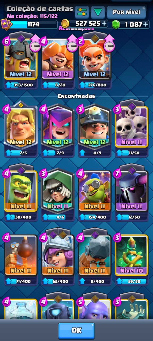 Conta Clash Royale 6300 troféus