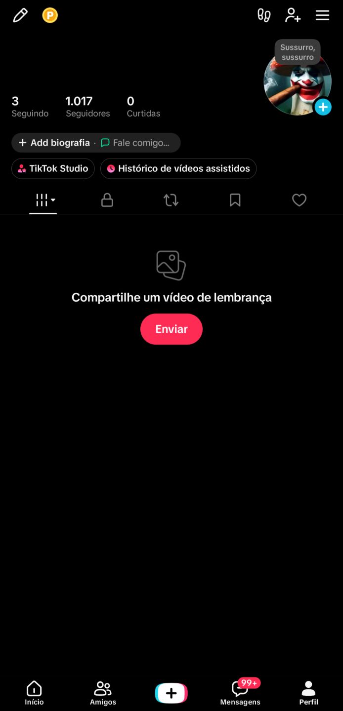 CONTA TIKTOK COM 1.000 SEGUIDORES | PRONTA PARA USAR!