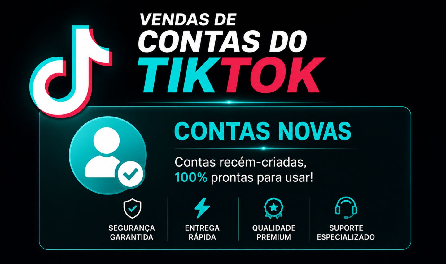 Contas tiktok novas com ip br