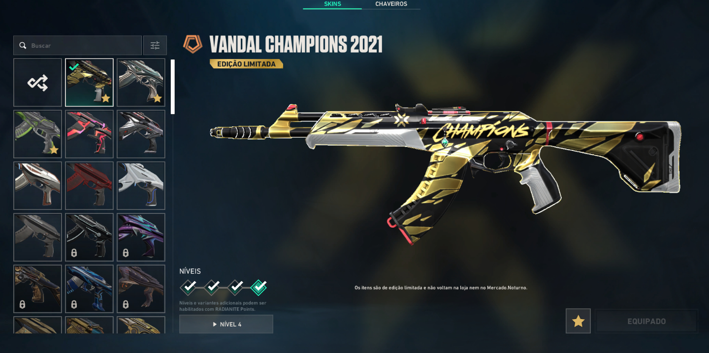 Conta valorant e lol com div skin (VANDAL CHAMPIONS 2021 E CARAMBIT) Full acesso