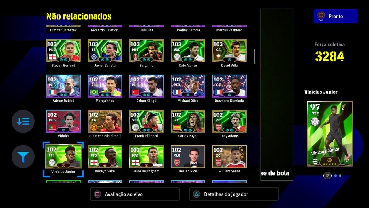 Conta eFootball Playstation Full Épica Completa