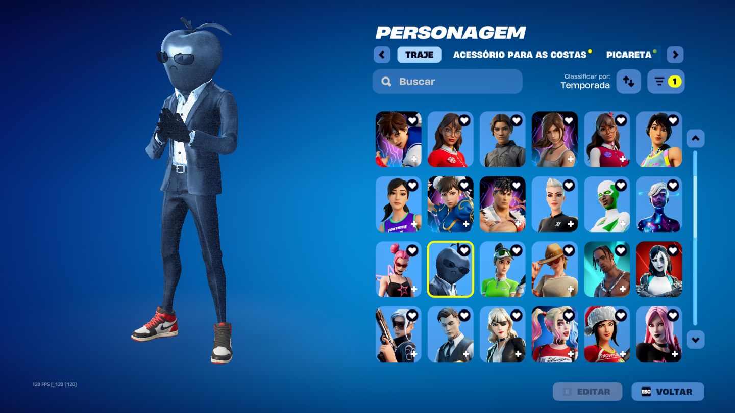 413 skins raras S1 Travis Scott Fundador STW Apple Camp Guerreira Mundial