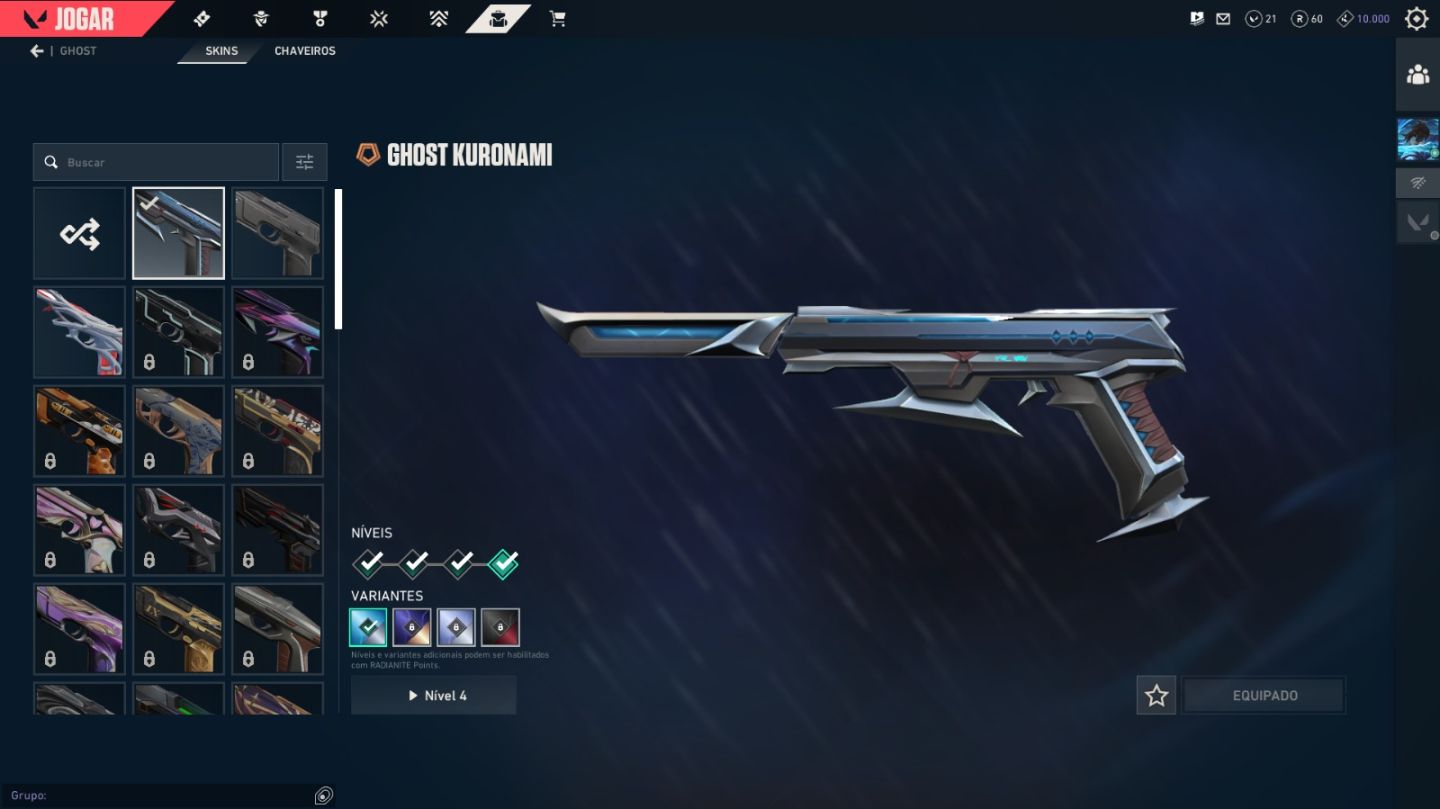 CONTA VALORANT | KURONAMI 2.0 + CHAMPIONS 2026 (EDIÇÃO LIMITADA) | 3+ MELEES | F