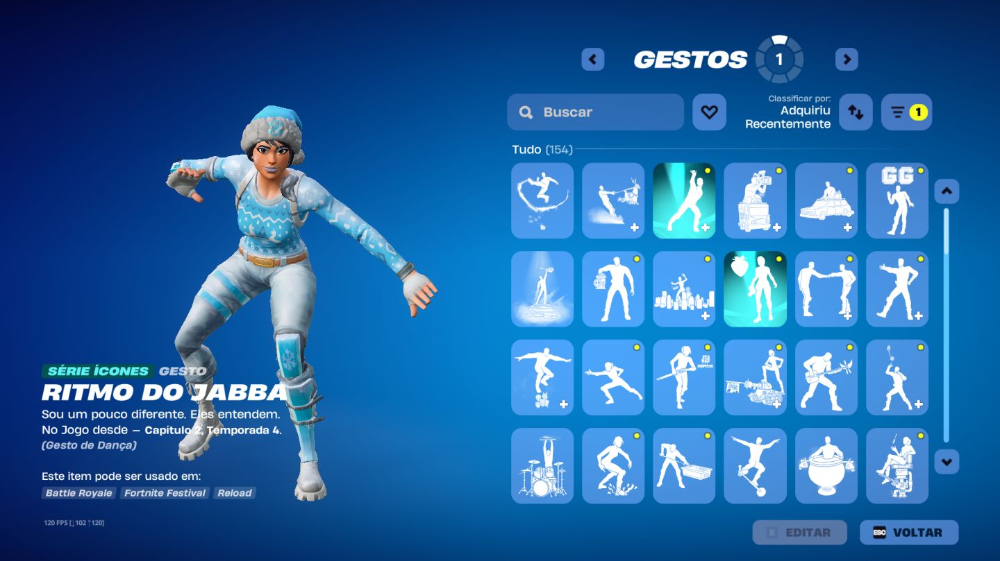 DIECE PRETA + CARROS BRANCOS + TITULOS GC/SSL + 160 SKINS FORTNITE
