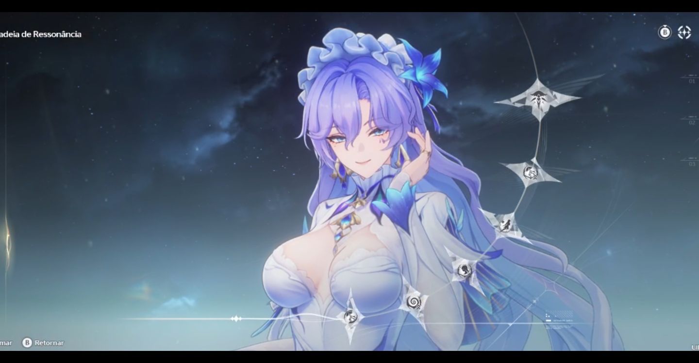 Conta Wuthering Waves com personagens limitados.