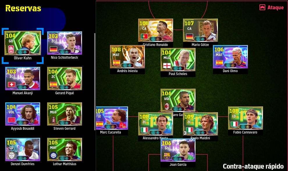 CONTA EFOOTBALL ELITE | FORÇA 3286 | CR7 DA COPA BT | XABI ALONSO 88 |+20 ÉPICOS