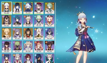 AR50 YELAN C1 / FURINA R1 / BAIZHU / AYAKA / CYNO / ESPADA CELESTIAL / ESPINHA