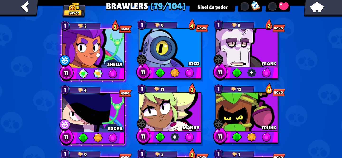 Conta Brawl Stars prestígio 28 31k troféus