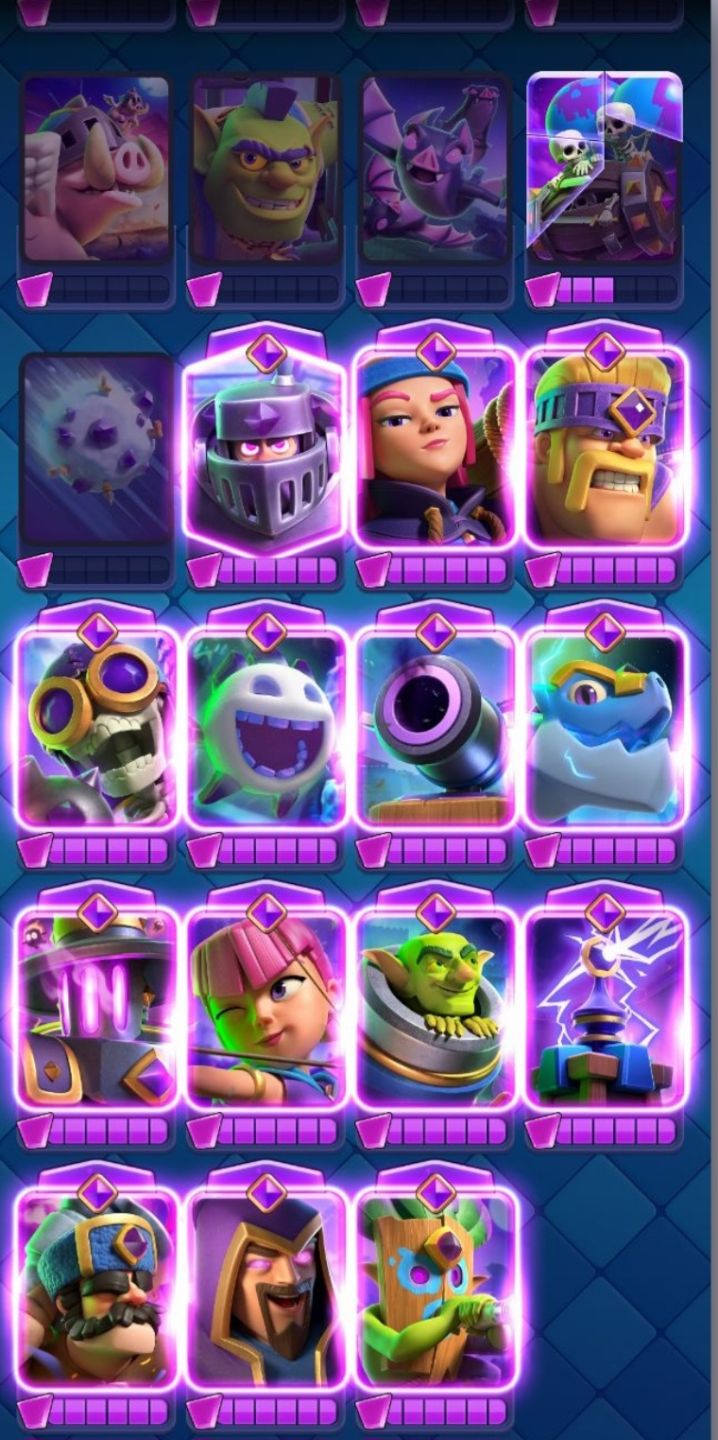 Conta Clash Royale, 10k de Trofeu, 14 Evolução e muita Carta