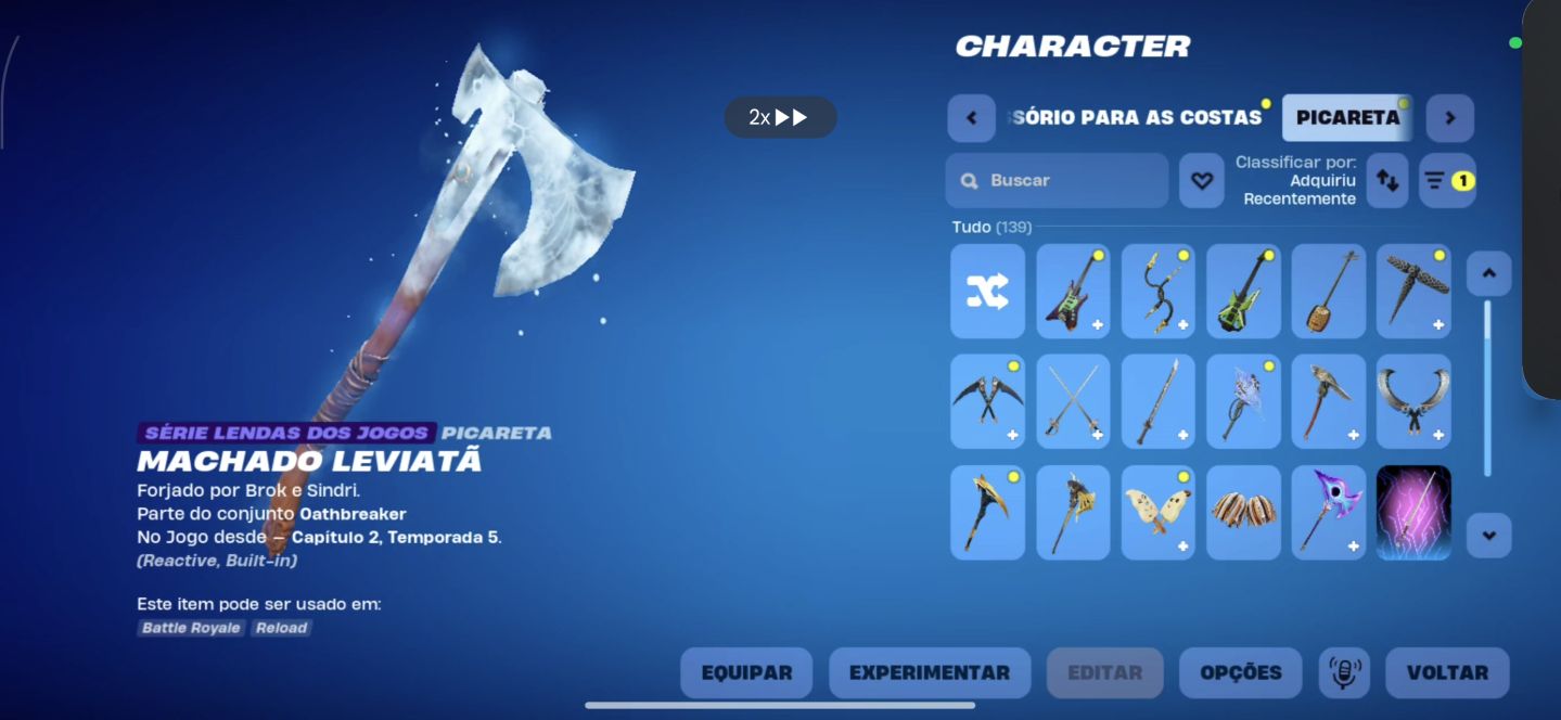 Conta de fortnite parada vários passe do cap 1 full