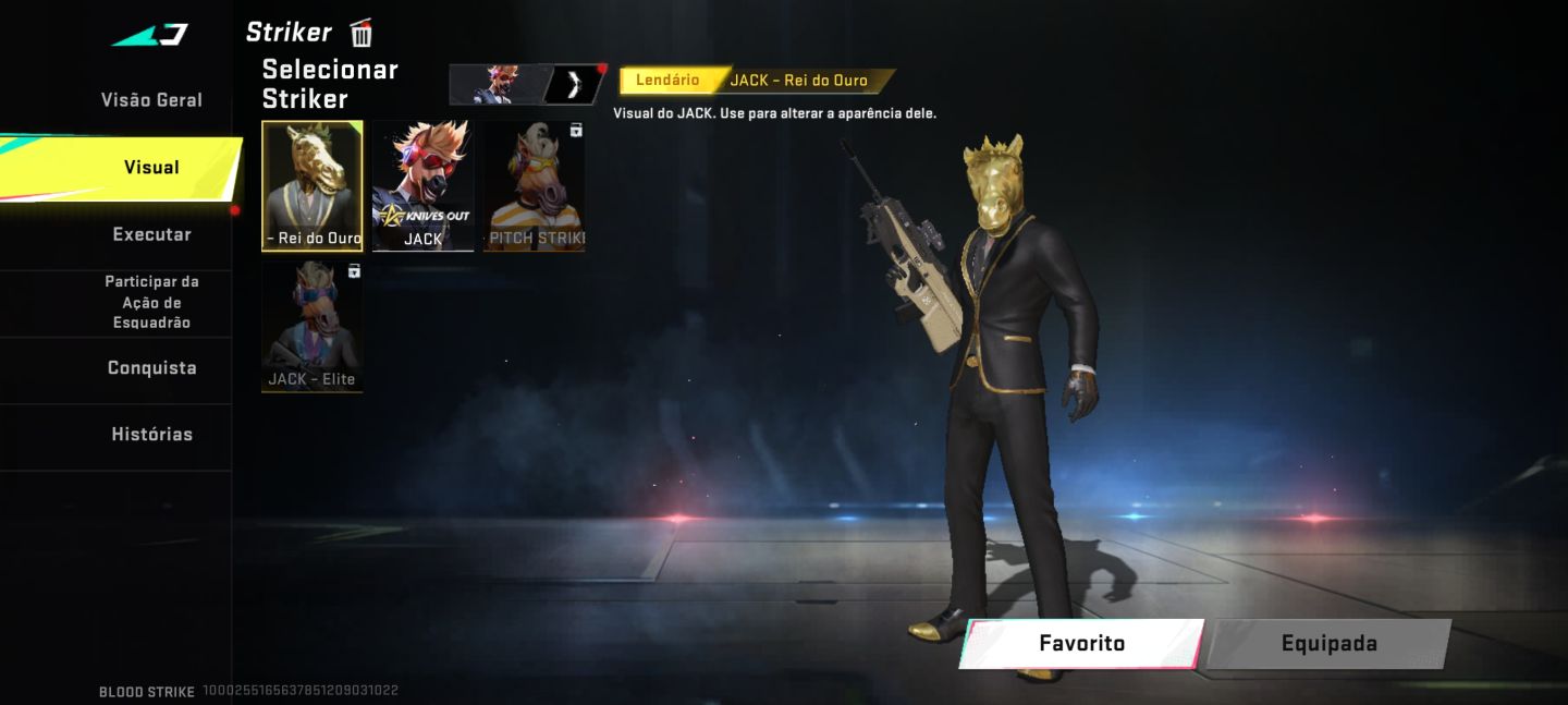 CONTA BLOOD STRIKE COM SKINS, LENDÁRIAS, LIMITADA E ULTRAS !!