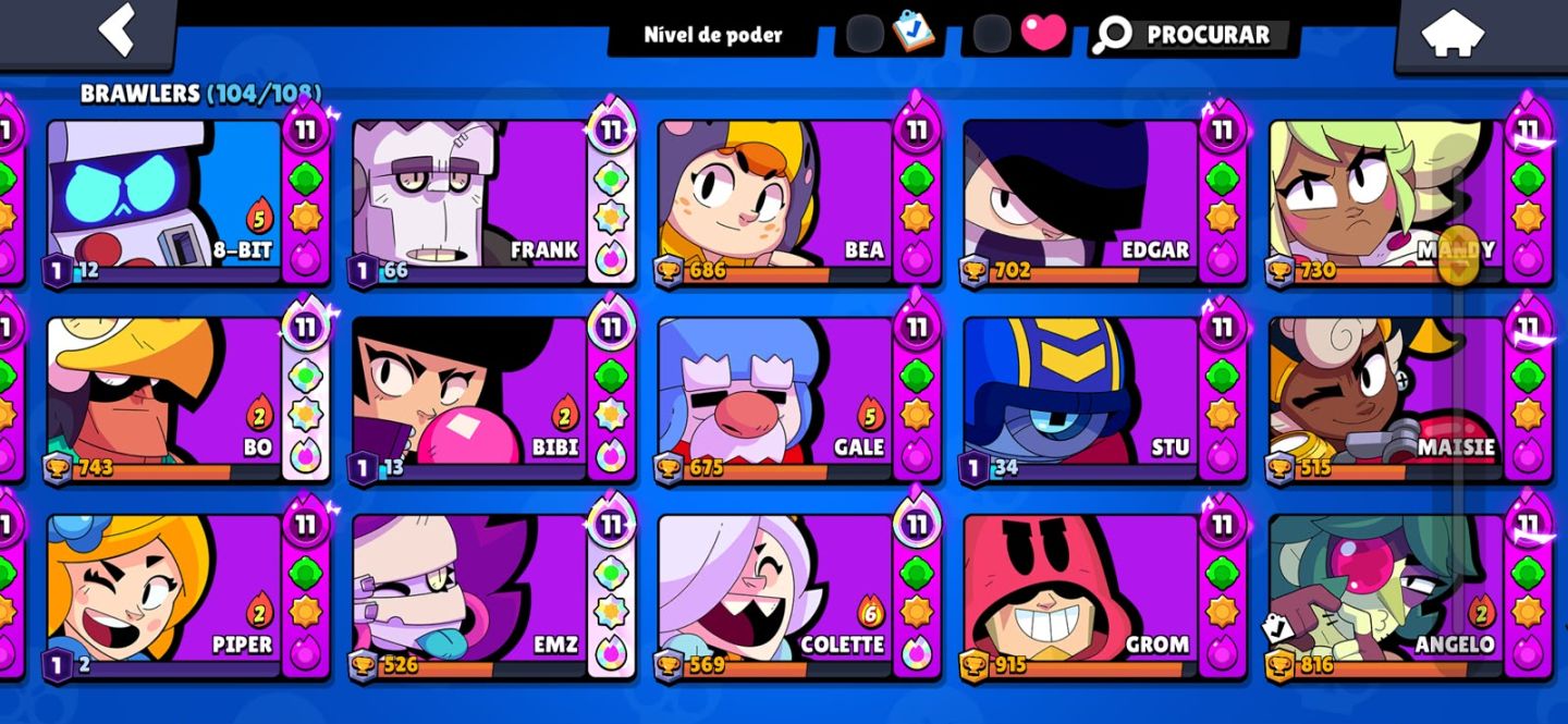Brawl Stars & Clash Royale -Conta Premium