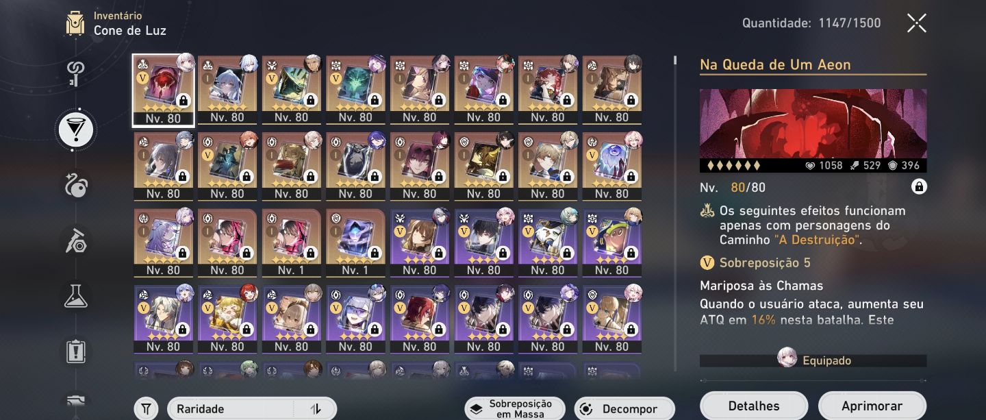 Conta hsr end game castorice e1+