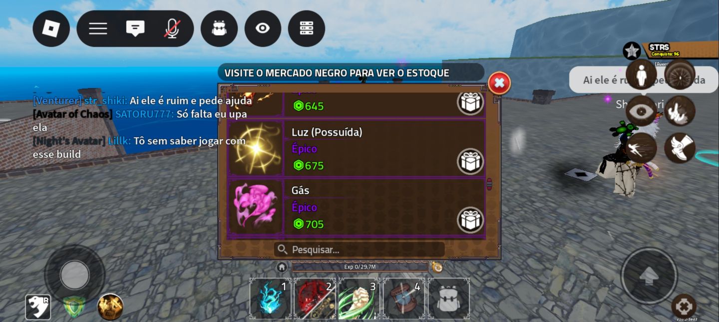 Conta de roblox focada em vários jogos