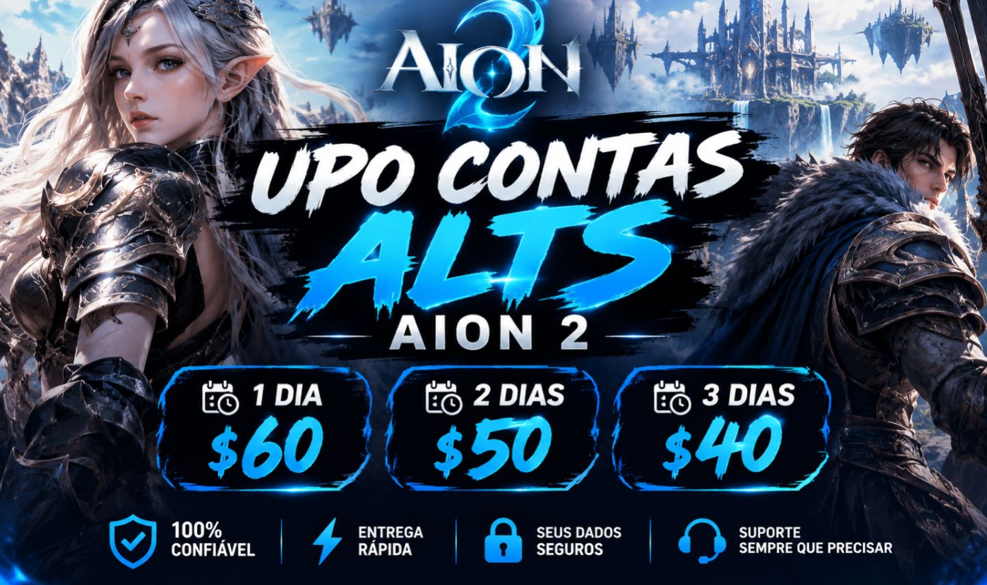 Upo sua conta alt Aion 2