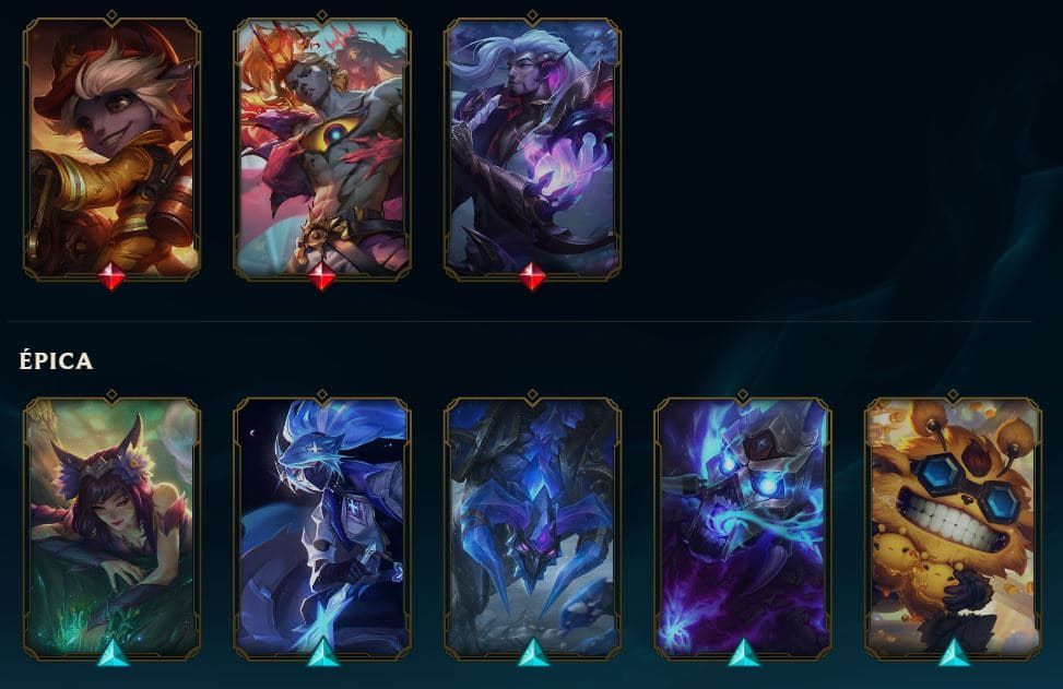 CONTA LOL LV 490 + 92 SKINS + 234 ICONES + 81 CROMAS [UNICO DONO, CONTA ANTIGA]