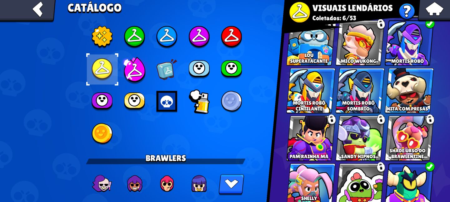 Conta Brawl Stars boa para iniciar , 41 Brawlers Skins boas