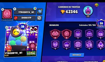 Conta Brawl stars com itens raros