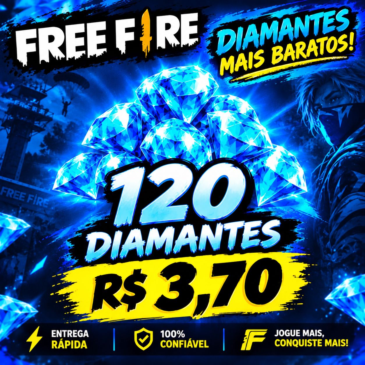 Diamantes mais baratos via id