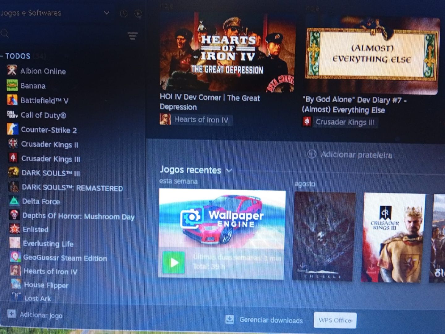 CONTA STEAM | +50 JOGOS | SEM VAC/BAN