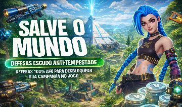 DEFESA DE ESCUDO ANTI TEMPESTADE E MISSÕES DE FLORESTA PÉTREA NO SALVE O MUNDO