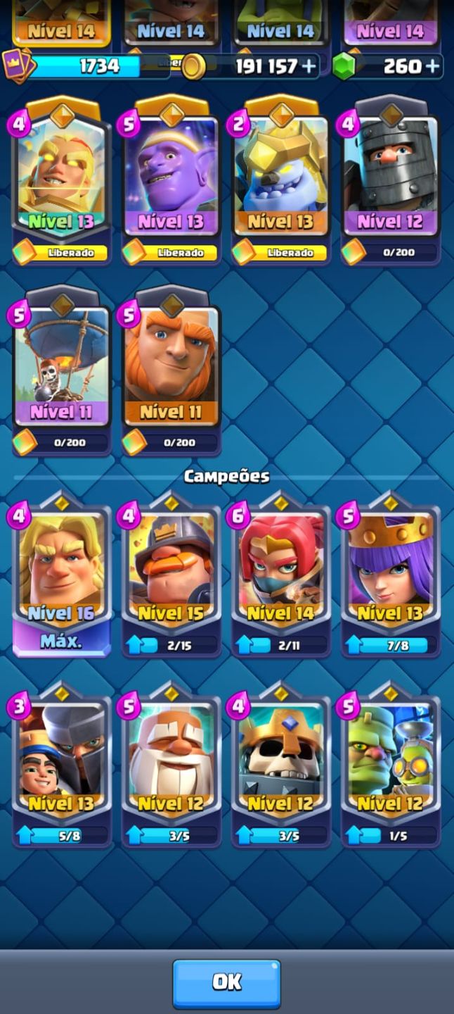 Clash Royale Conta Endgame | Rei Nível 16 | 14.000 Troféus | 9 Anos
