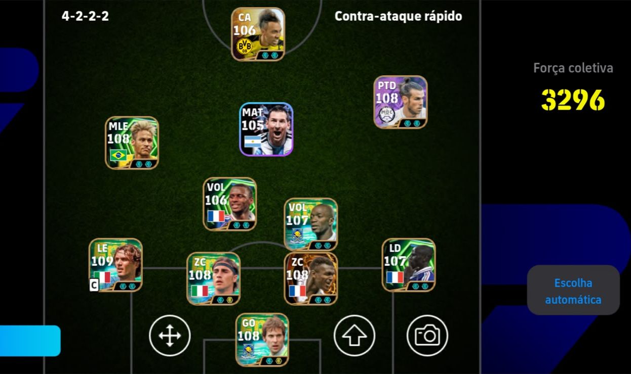CONTA DE EFOOTBALL MOBILE GEMADA