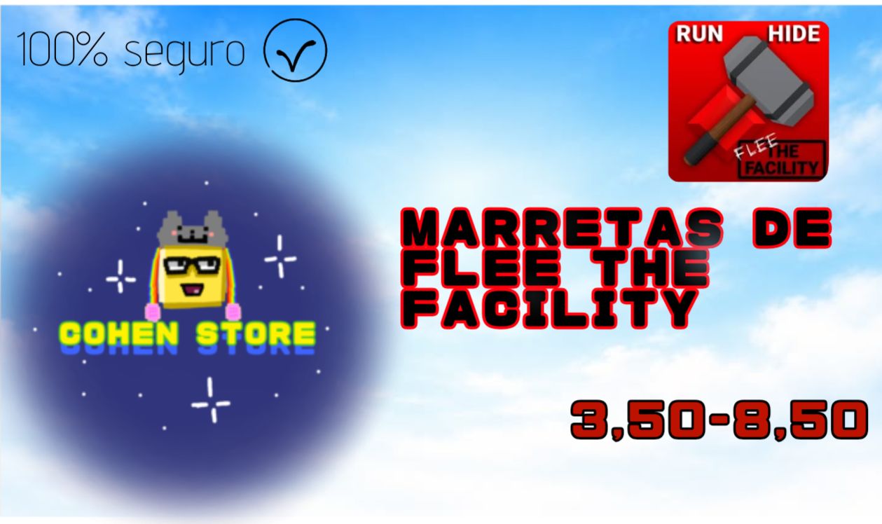 MARRETAS FLEE THE FACILITY COM BONS PREÇOS!!