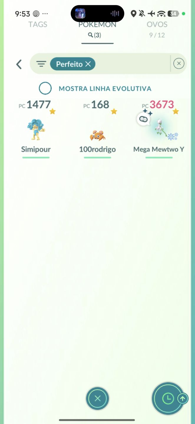 Conta Pokemon go ( 2016 ) com Mewtwo 100% shiny com fundo especial