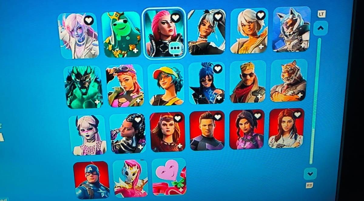 Conta de fortnite com 93 skins