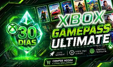 30 DIAS XBOX GAMEPASS ULTIMATE | CONTA COMPARTILHADA | ACESSO RÁPIDO
