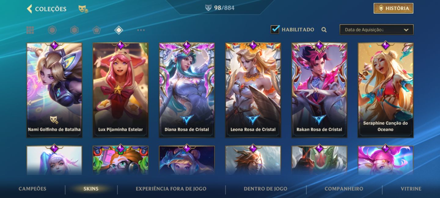 Conta Wild Rift | 98 skins