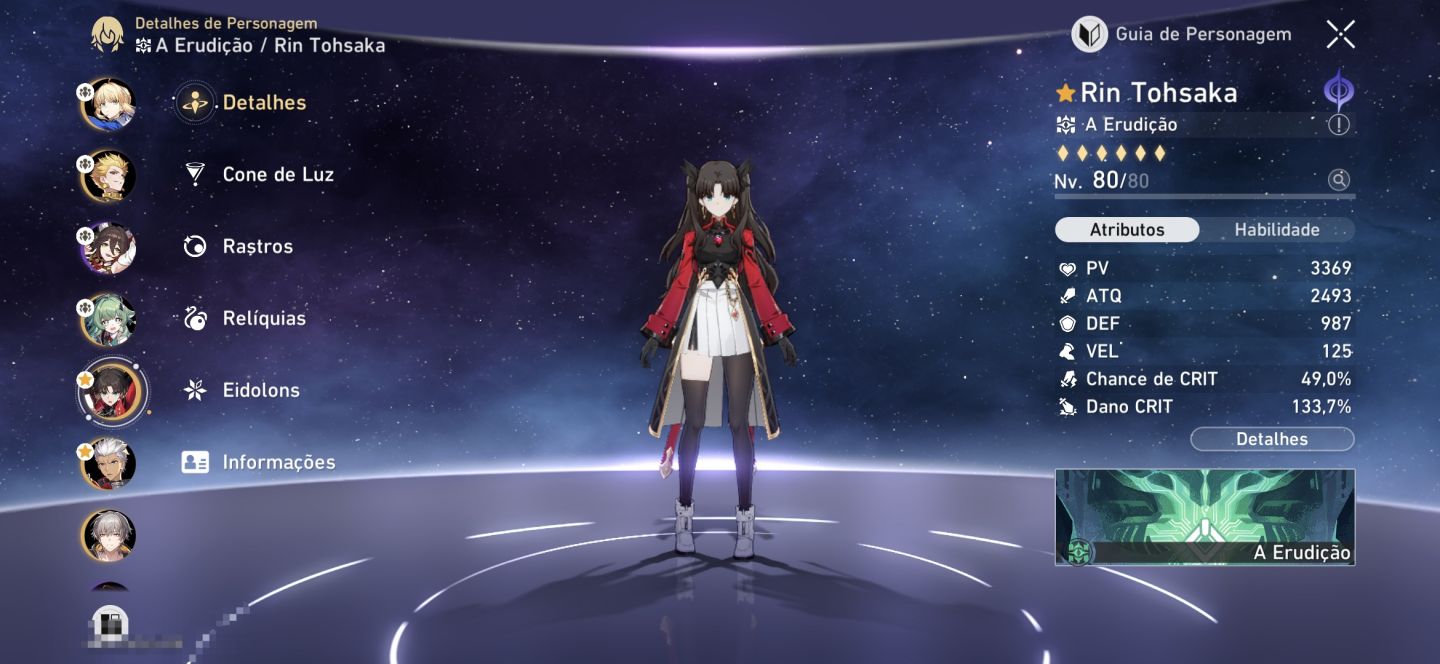 CONTA HONKAI STAR RAIL, AR 64 COM 9 T5