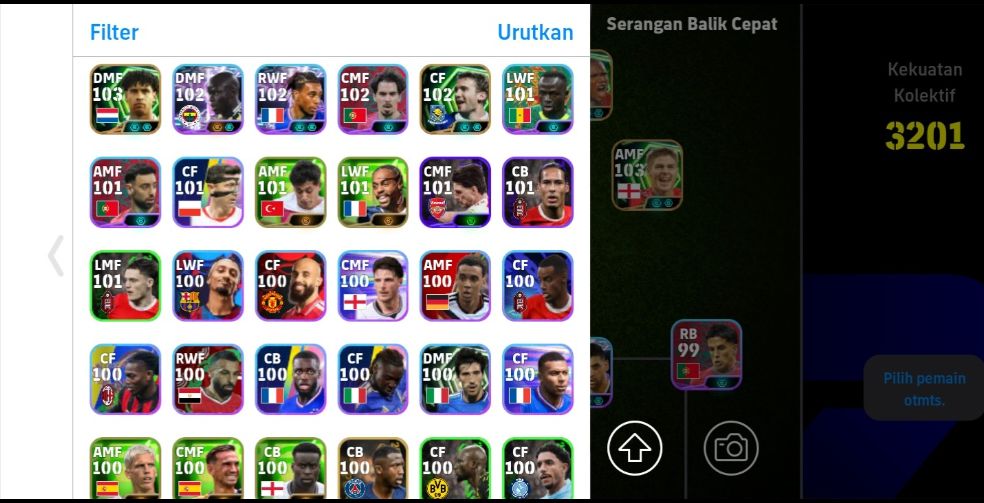 CONTA eFOOTBALL | STRENGTH 3201 | MESSI - CR7 - DE BRUYNE +++