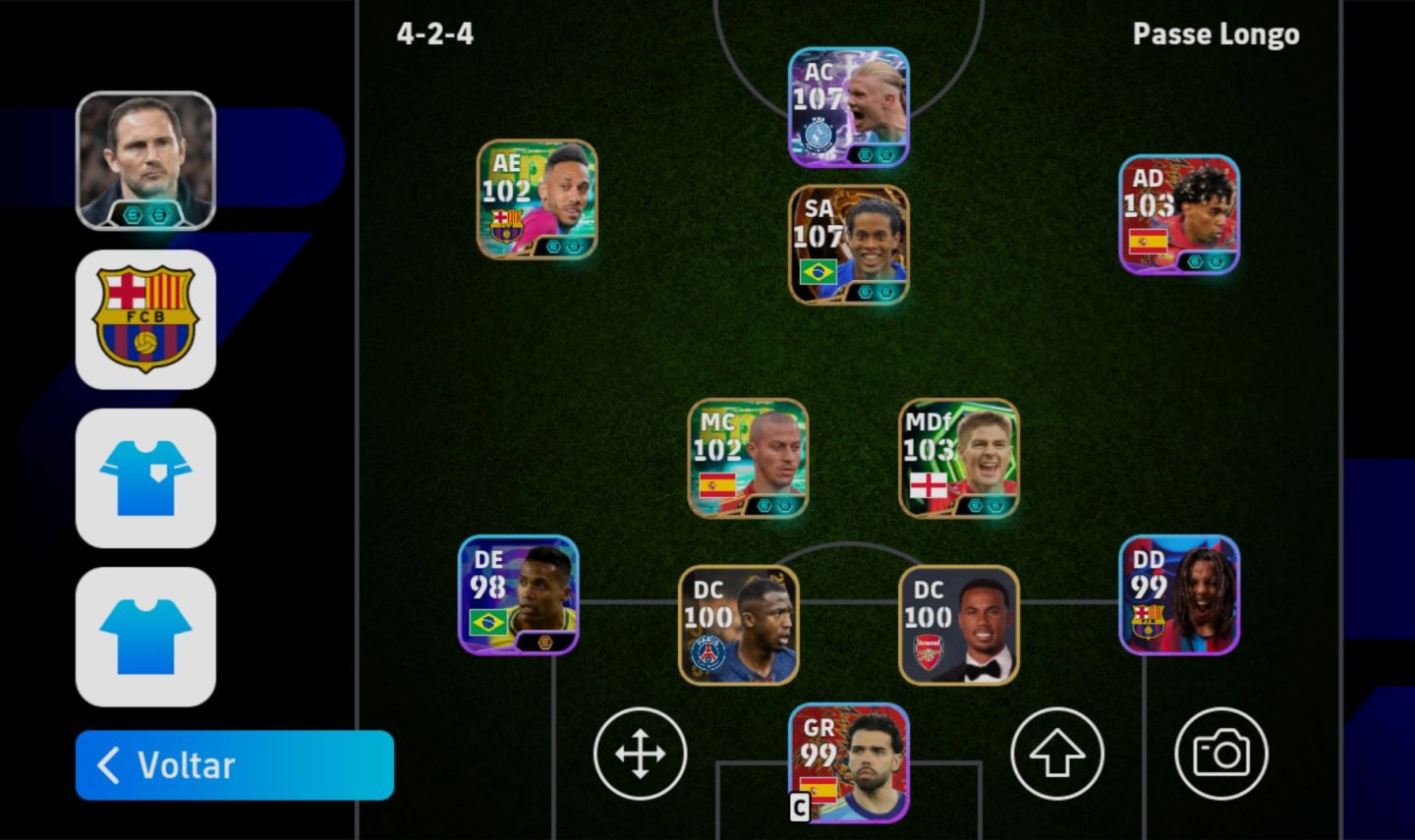 EFOOTBALL | RONALDINHO 107 + HAALAND 107 | MESSI 102 | YAMAL 103 | GERRARD 103