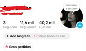 Conta tiktok brasil 11k seguidores