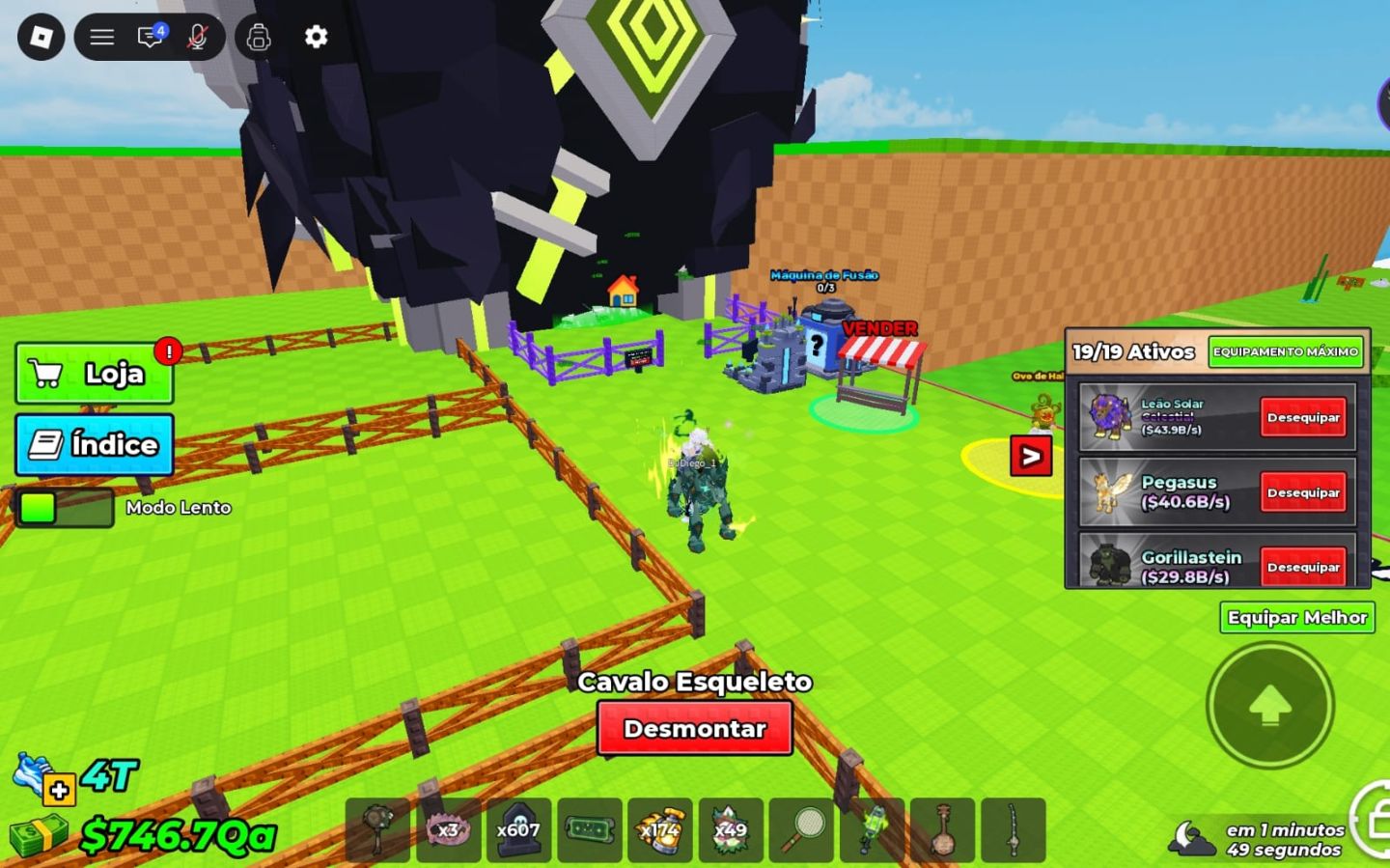 Conta Roblox - Roube Um Ovo 2.6t/s, com um ovo de 1t na base