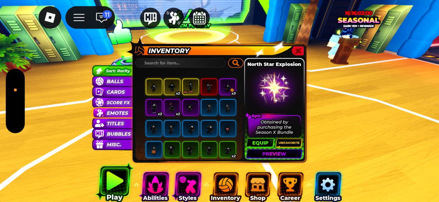 LVL 186 + 4x SEASON PRO GODLY + 73K YEN + 4x OG SECRET + TIME SKIP HINOTO +++