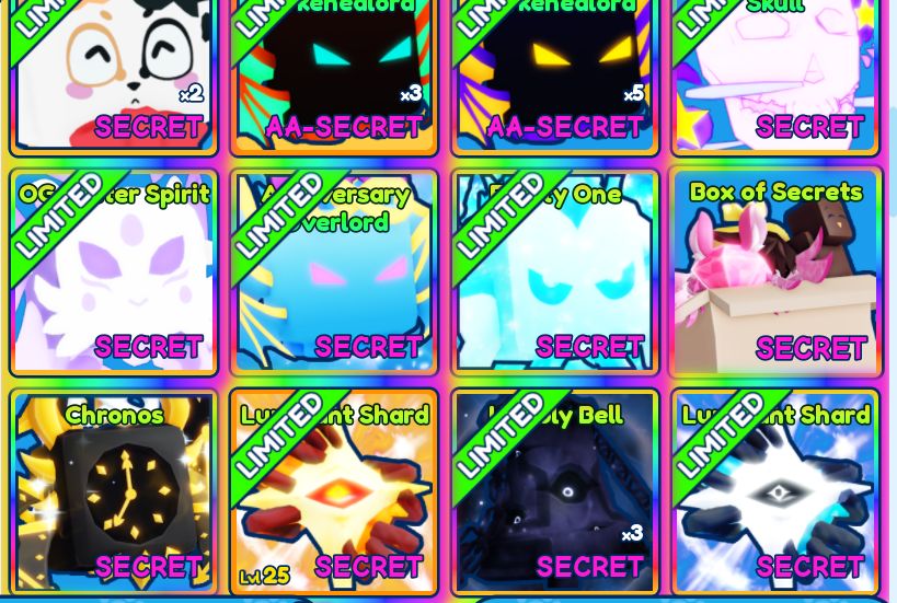 Bubble gum simulator infinite pets secrets