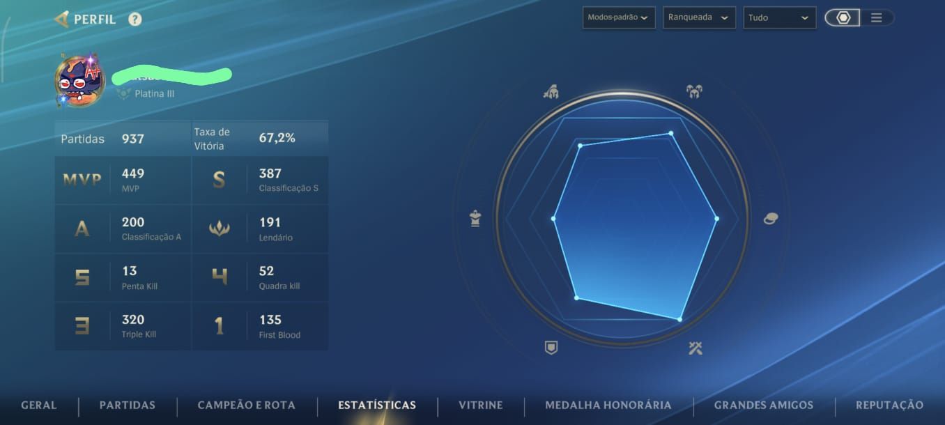CONTA EX MONARCA MAIN JG WINRATE ALTO