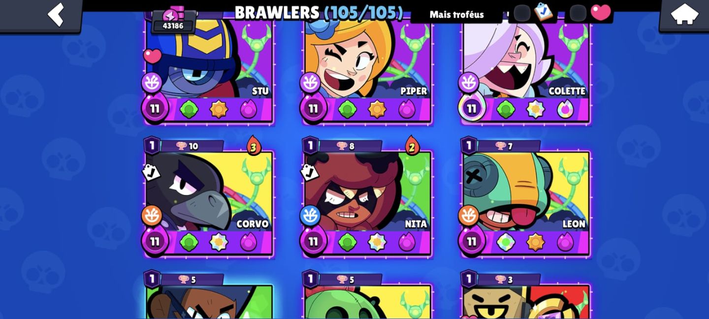 Conta de Brawl Stars Rara