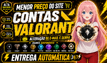 [ENVIO AUTOMÁTICO] CONTA VALORANT - LVL 20 - FULL ACESSO - SMURF - SEGURO
