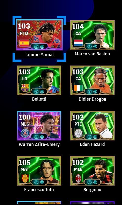 CONTA eFOOTBALL STEAM | FORÇA 3188 | CRUYFF, RONALDINHO, NEYMAR, VAN DER SAR E M