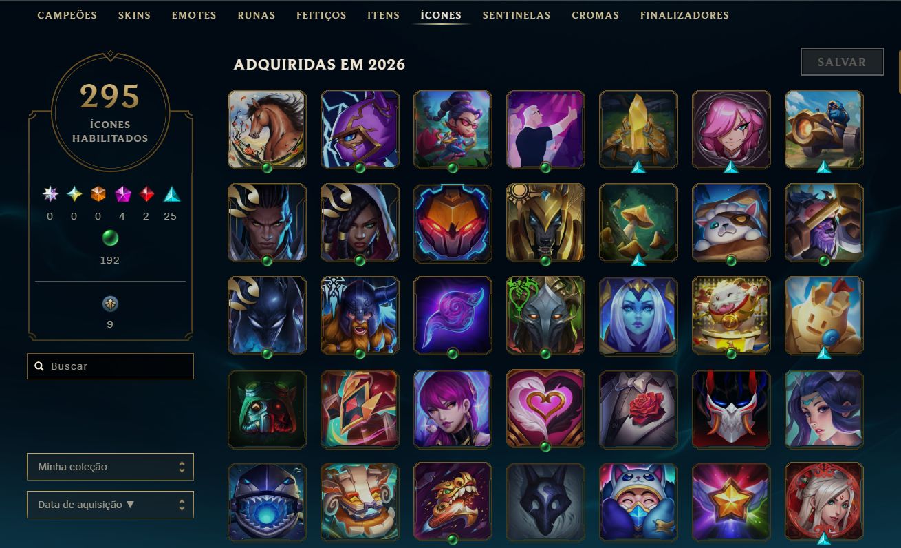 Conta LoL Full Acesso 60% Winrate Esmeralda I - Decay