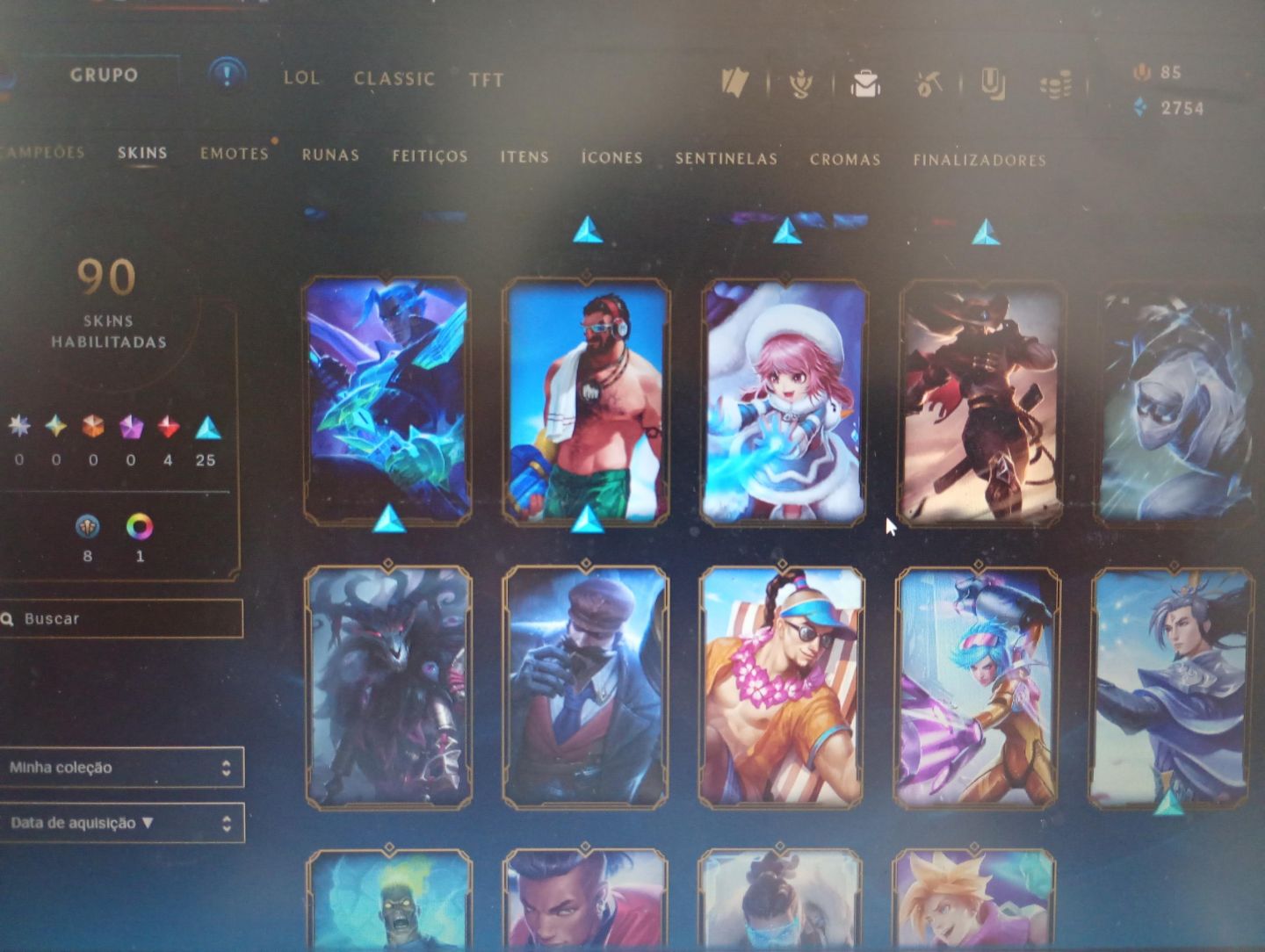 Conta LoL lev 200 com skin Yone velho oeste